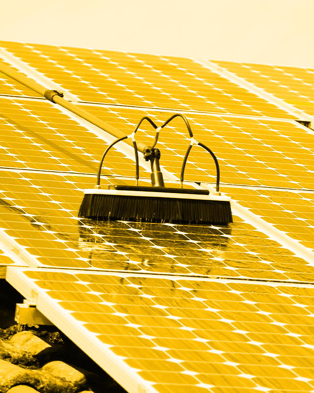 Reinigung einer Photovoltaikanlage durch ein Osmoseverfahren
